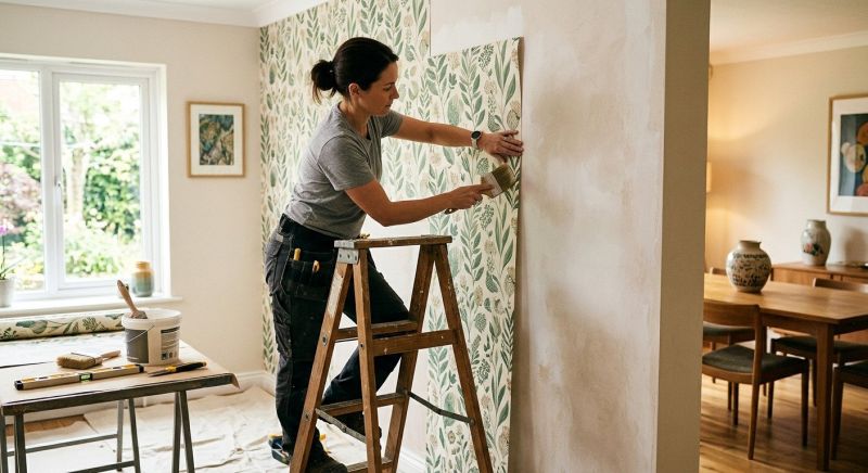 Kitchen Wallpaper Installation in Conroe, TX