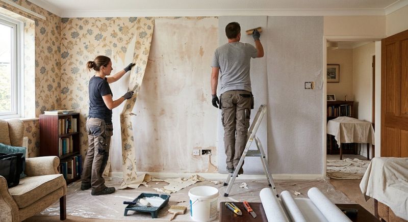 Kitchen Wallpaper Installation in Overland Park, KS