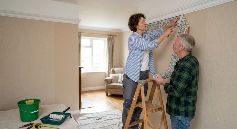Wallpaper Border Installation in Littleton, CO