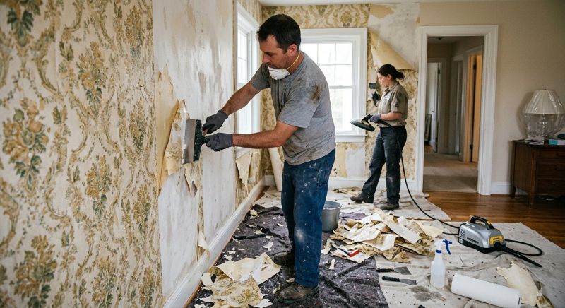 Wallpaper Removal Service in Olathe, KS